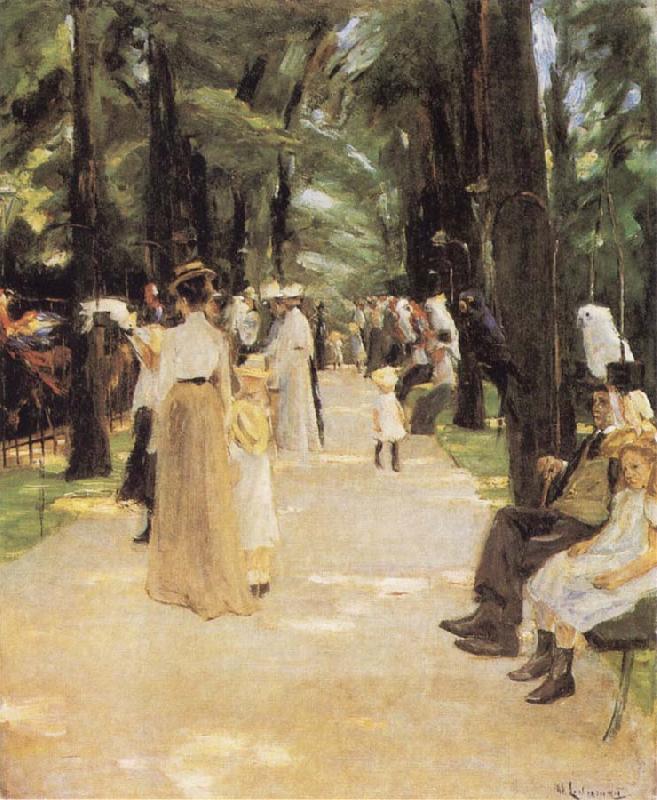 Max Liebermann The Parrot Walk at Amsterdam Zoo France oil painting art